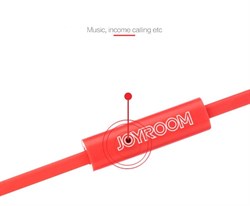 Наушники-вкладыши Joyroom, Красные (JR-E106) - фото 25356