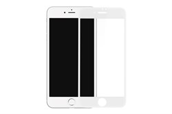 Защитное стекло Ainy Tempered Glass 3D 0,33mm для iPhone 7/8 Plus (Весь экран 3D, с силиконовыми краями, Цвет: Белый) - фото 25414