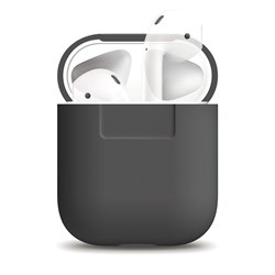 Чехол Elago для AirPods Silicone case (Серый) (EAPSC-DGY) - фото 25454