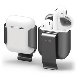 Чехол Elago для AirPods Carrying clip (Серый) (EAP-CLIP-MDG) - фото 25534