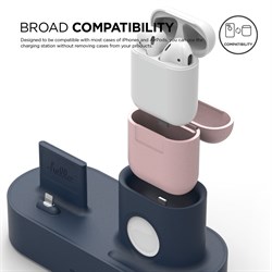 Док-станция Elago для AirPods 3-in-1 Charging hub (Синий) (EST-TRIO-JIN) - фото 25644