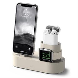 Док-станция Elago для AirPods 3-in-1 Charging hub (Белый) (EST-TRIO-CWH) - фото 25664