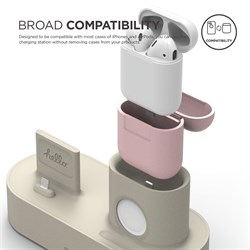 Док-станция Elago для AirPods 3-in-1 Charging hub (Белый) (EST-TRIO-CWH) - фото 25668