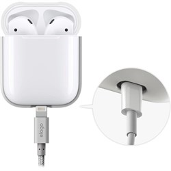 Чехол Elago для AirPods Silicone case (Белый, Светящийся в темноте) (EAPSC-LUBL) - фото 25685