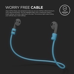 Шнурок Elago для AirPods Strap (Белый, Светящийся в темноте) (ESTR-AP-LUBL) - фото 25697