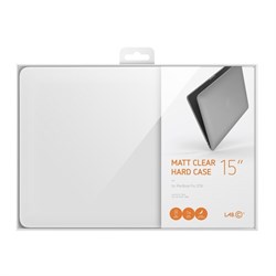 Чехол-накладка LAB.C Matt Hard Case для ноутбука Apple MacBook Pro Retina 15", цвет "прозрачный матовый" (LABC-449) - фото 25882