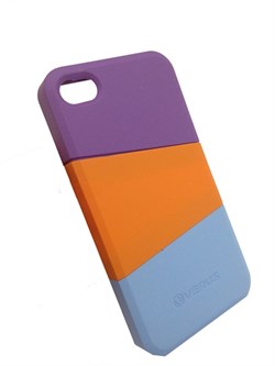 Пластиковый чехол Verus Triplex Case (purple/red/blue) для iphone 4 / 4s