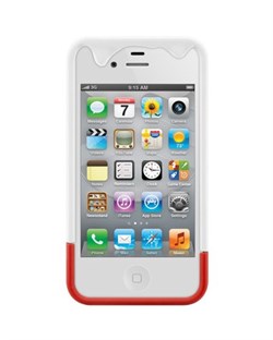 Пластиковый чехол SwitchEasy Melt Cases White/Red iPhone 4 / 4S
