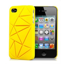 Чехол Coin 4 Yellow для iPhone 4/4S
