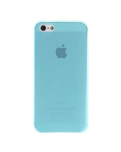 Чехол Разноцветный Прозрачный Матовый Ультратонкий для iPhone 5, Мягкий