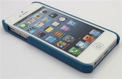 Чехол кожаный Hoco Case Blue накладка для iPhone 5