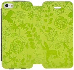 Чехол-книжка Gissar Flora Green для iPhone 5