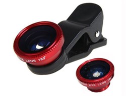 Объектив для iPhone. Набор 3 в 1: Объектив Fisheye, широкоугольный и макро - фото 4782