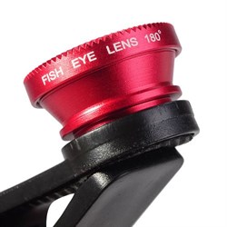 Объектив для iPhone. Набор 3 в 1: Объектив Fisheye, широкоугольный и макро - фото 4783