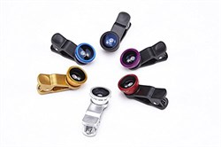 Объектив для iPhone. Набор 3 в 1: Объектив Fisheye, широкоугольный и макро - фото 4797