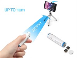 Купить кнопку Bluetooth shutter штатива/монопода для дистанционного спуска камеры iPhone/iPod/Samsung