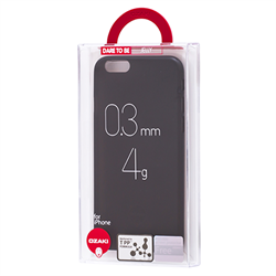 Чехол Ozaki O!coat 0.3 Jelly для Apple iPhone 6 (черный)