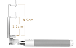 Компактный монопод для селфи Dispho с кнопкой - фото 5163