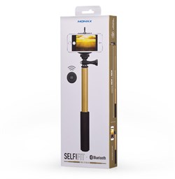 МОНОПОД ДЛЯ СЕЛФИ MOMAX. МОНОПОД ДЛЯ ТЕЛЕФОНА IPHONE 4/5/5S/6, SAMSUNG ИЛИ ANDROID С BLUETOOTH КНОПКОЙ KMS1