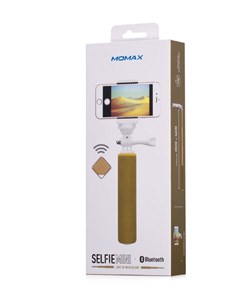 КОМПАКТНЫЙ МОНОПОД ДЛЯ СЕЛФИ MOMAX KMS2. МОНОПОД ДЛЯ ТЕЛЕФОНА IPHONE 4/5/5S/6, SAMSUNG ИЛИ ANDROID С BLUETOOTH КНОПКОЙ