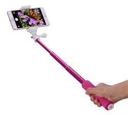 КОМПАКТНЫЙ МОНОПОД ДЛЯ СЕЛФИ MOMAX KMS2. МОНОПОД ДЛЯ ТЕЛЕФОНА IPHONE 4/5/5S/6, SAMSUNG ИЛИ ANDROID С BLUETOOTH КНОПКОЙ