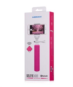 КОМПАКТНЫЙ МОНОПОД ДЛЯ СЕЛФИ MOMAX KMS2. МОНОПОД ДЛЯ ТЕЛЕФОНА IPHONE 4/5/5S/6, SAMSUNG ИЛИ ANDROID С BLUETOOTH КНОПКОЙ