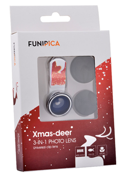 Универсальный объектив Funipica 3 в 1: Fisheye, Wide, Macro - фото 5470