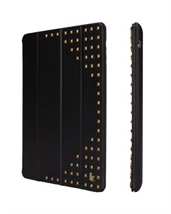 Чехол книжка JisonCase Premium Studded для Apple iPad 2/3/4 (Черный)