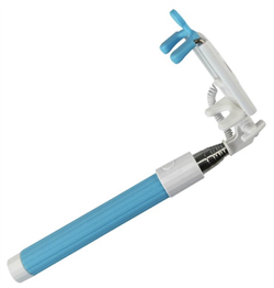 Компактный монопод для селфи с кабелем и зеркалом - фото 5565