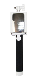 Компактный монопод для селфи с кабелем и зеркалом - фото 5574