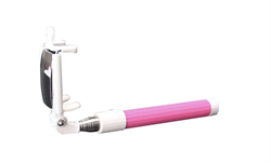 Компактный монопод для селфи с кабелем и зеркалом - фото 5578