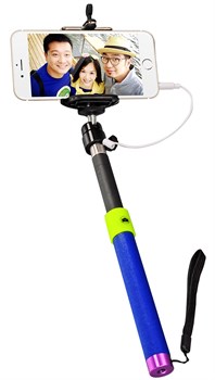 Палка для селфи. Монопод для iPhone, Samsung, Sony и др. Cable Take Pole