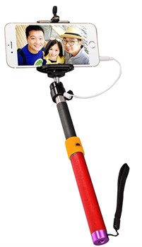 Палка для селфи. Монопод для iPhone, Samsung, Sony и др. Cable Take Pole
