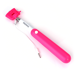 Монопод-держатель c кабелем 3.5 мм Remax Cable Selfie Stick - фото 6206