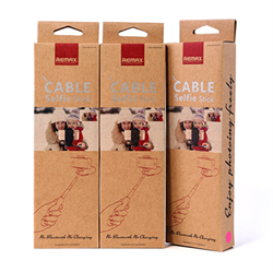 Монопод-держатель c кабелем 3.5 мм Remax Cable Selfie Stick - фото 6207