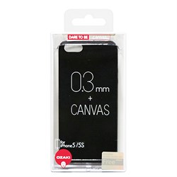 Оригинальный чехол-накладка Ozaki O!Coat 0.3 + Canvas для iPhone SE/5/5S - фото 6261