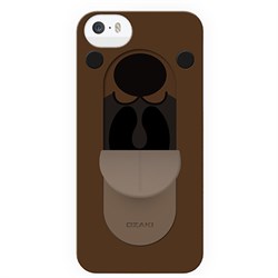 Чехол-подставка Ozaki Shout для iPhone SE/5/5S с анималистичными принтами - фото 6427