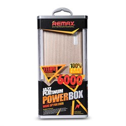 Внешний аккумулятор Jazz platinum series 6000мА Remax - фото 6865