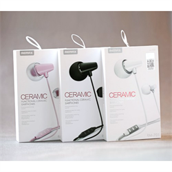 Наушники-вкладыши с гарнитурой Remax RM701 Ceramic - фото 6951