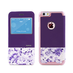 Чехол-книжка Remax Aimer Series Flowers Design для iPhone 6/6s - фото 6988