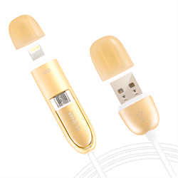 Универсальный кабель Lightning+Micro USB HOCO Two in One - фото 7184