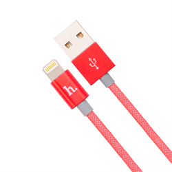 Кабель для iPhone/iPad HOCO Apple Two Metall Carbon Cable 120см - фото 7213