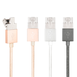 Кабель для iPhone/ iPad HOCO Lightning-USB Data Cable Emergency charing 120cм - фото 7262