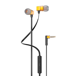Наушники-вкладыши HOCO Wire Earphone, гарнитура + управление (без громкости) - фото 7553