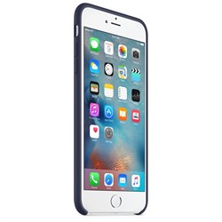 Оригинальный силиконовый чехол-накладка Apple для iPhone 6/6s Plus цвет «тёмно-синий» (MKXL2ZM/A) - фото 7764