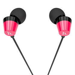 Наушники-вкладыши HOCO Wire Earphone, гарнитура+управление без громкости - фото 7949