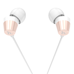 Наушники-вкладыши HOCO Wire Earphone, гарнитура+управление без громкости - фото 7950