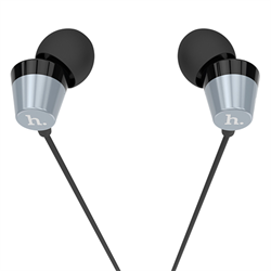 Наушники-вкладыши HOCO Wire Earphone, гарнитура+управление без громкости - фото 7951