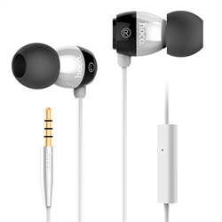 Наушники-вкладыши HOCO Wire Headphone, гарнитура + управление - фото 8076