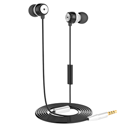 Наушники-вкладыши HOCO Wire Headphone, гарнитура + управление - фото 8077
